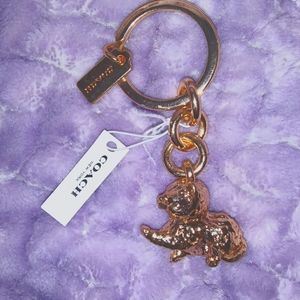 *BNWT*COACH KITTY CAT KEYCHAIN